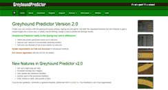 Desktop Screenshot of greyhoundpredictor.com